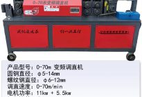 0-70m變頻調(diào)直機